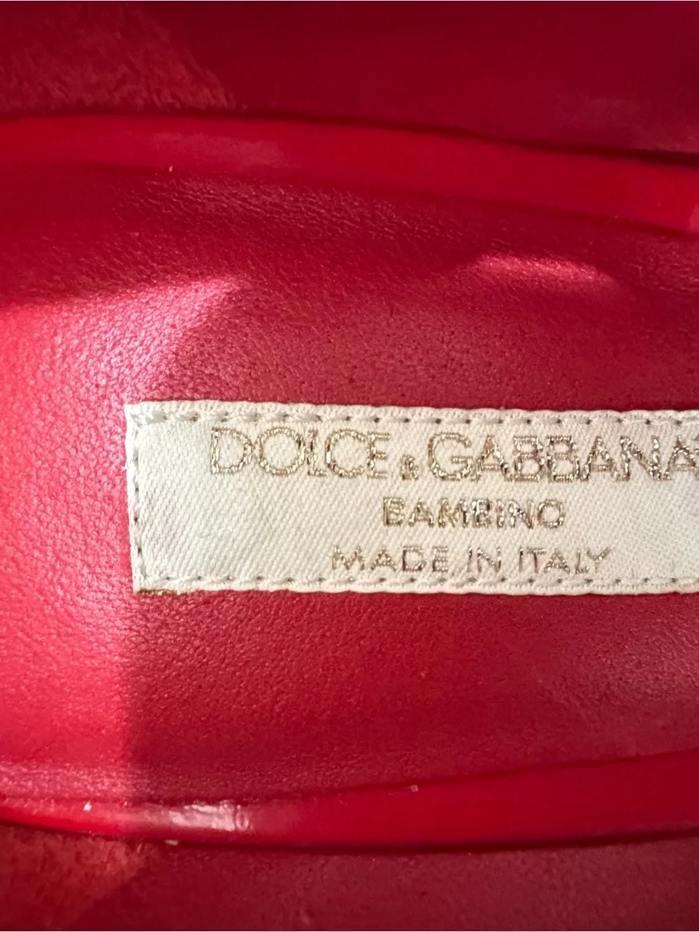 Dolce & Gabbana Red Patent Leather Crystal Mary Jane Pumps IT 35